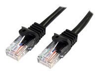 Cat5e RJ45 UTP Network Cable/Patch Cable - Black - Male/Male - 3 m