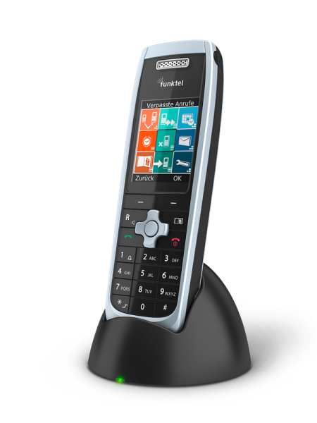Funkwerk DECT Handset D11 Set incl. Charging Cradle, Black 5010761000