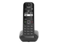 GIGASET A690 white adjustable sound profiles hands-free phonebook for 100 names and numbers illuminated black and white graphic display