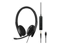 EPOS ADAPT 165 USB-C II Stereo Headset incl. 3.5 mm Jack Inline Call Control