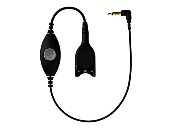 Epos Sennheiser CMB 01 CTRL connection cable for Alcatel 3.5 mm 4-pole jack plug 506090