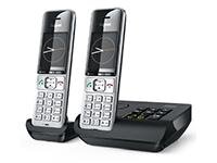GIGASET COMFORT 500A duo silver / black 5.8 cm 2.2 inch...