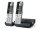 GIGASET COMFORT 500A duo silver / black 5.8 cm 2.2 inch TFT colour display 2 handsets answering machine hands-free phonebook
