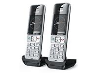 GIGASET COMFORT 500HX duo silver/black 5.8 cm 2.2-inch TFT colour display 2 handsets hands-free for DECT base stations and routers