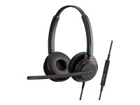 EPOS IMPACT 760T Stereo USB-C Headset with Inline Controller USB-C to USB-A Adapter Case Teams Certified